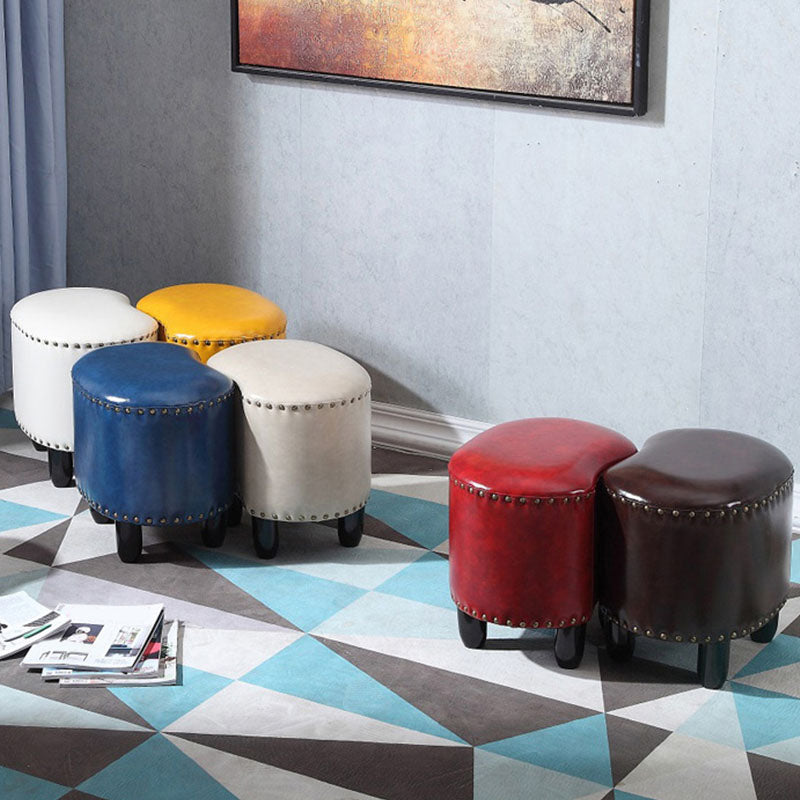 Modern Coffee Standard Leather Specialty Standard for Living Room Clearhalo 'furn' 'furn_ottomans_poufs' 'Furniture' 'Living Room Furniture' 'Ottomans & Poufs' 'ottomans_poufs' 6525331