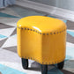 Modern Coffee Standard Leather Specialty Standard for Living Room Yellow 1 Piece Clearhalo 'furn' 'furn_ottomans_poufs' 'Furniture' 'Living Room Furniture' 'Ottomans & Poufs' 'ottomans_poufs' 6525333