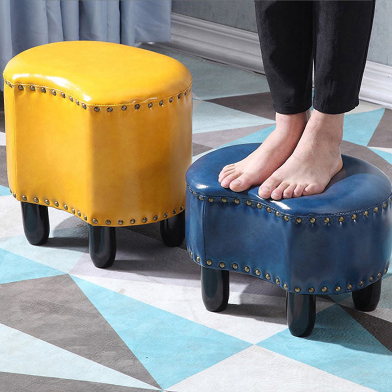 Modern Coffee Standard Leather Specialty Standard for Living Room Clearhalo 'furn' 'furn_ottomans_poufs' 'Furniture' 'Living Room Furniture' 'Ottomans & Poufs' 'ottomans_poufs' 6525351