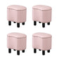 Modern Coffee Standard Leather Specialty Standard for Living Room Pink 4 Piece Set Clearhalo 'furn' 'furn_ottomans_poufs' 'Furniture' 'Living Room Furniture' 'Ottomans & Poufs' 'ottomans_poufs' 6525352