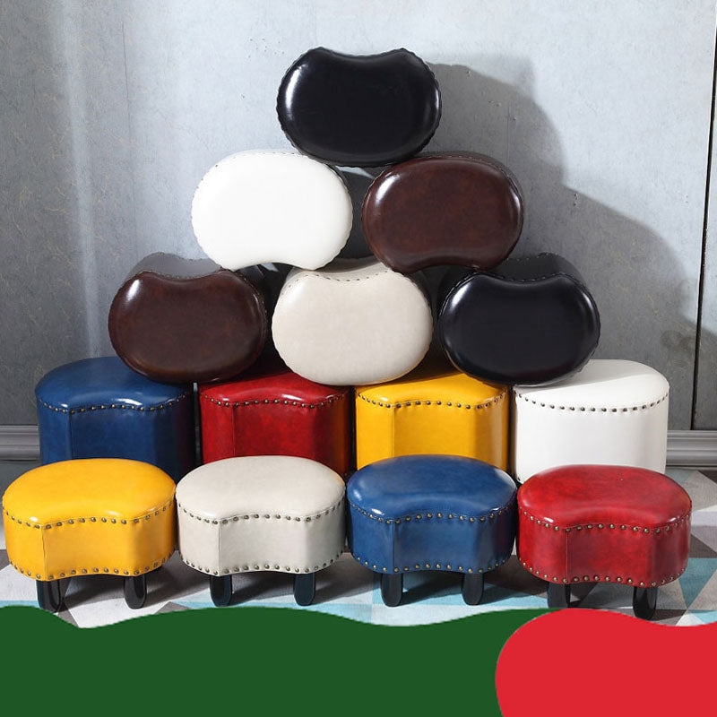 Modern Coffee Standard Leather Specialty Standard for Living Room Clearhalo 'furn' 'furn_ottomans_poufs' 'Furniture' 'Living Room Furniture' 'Ottomans & Poufs' 'ottomans_poufs' 6525353