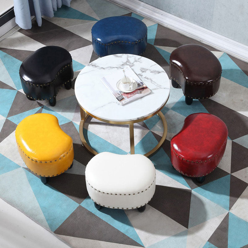 Modern Coffee Standard Leather Specialty Standard for Living Room Clearhalo 'furn' 'furn_ottomans_poufs' 'Furniture' 'Living Room Furniture' 'Ottomans & Poufs' 'ottomans_poufs' 6525354