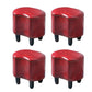 Modern Coffee Standard Leather Specialty Standard for Living Room Red 4 Piece Set Clearhalo 'furn' 'furn_ottomans_poufs' 'Furniture' 'Living Room Furniture' 'Ottomans & Poufs' 'ottomans_poufs' 6525358