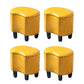 Modern Coffee Standard Leather Specialty Standard for Living Room Yellow 4 Piece Set Clearhalo 'furn' 'furn_ottomans_poufs' 'Furniture' 'Living Room Furniture' 'Ottomans & Poufs' 'ottomans_poufs' 6525360