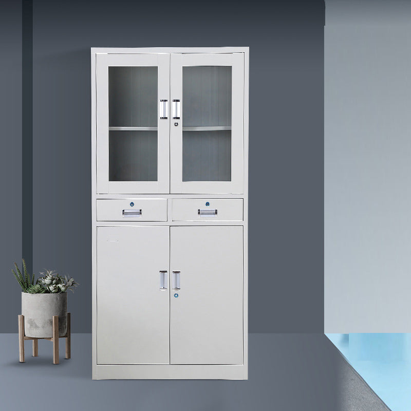 Modern File Cabinet Solid Color Metal Filing Cabinet for Home Office 2 4 Clearhalo 'Filing Cabinets' 'filling_cabinets' 'furn' 'furn_filling_cabinets' 'Furniture' 'Office Furniture' 6525441