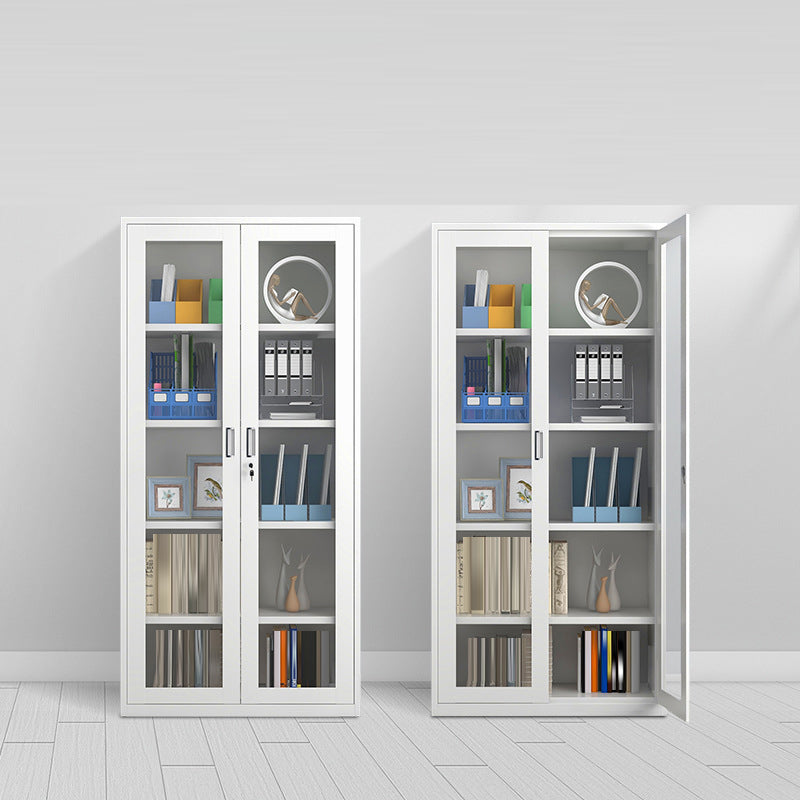 Moderner Glastatkabinett Feste Farbanlagenschrank für Home Office