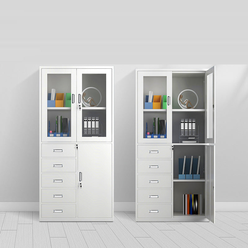 Moderner Glastatkabinett Feste Farbanlagenschrank für Home Office