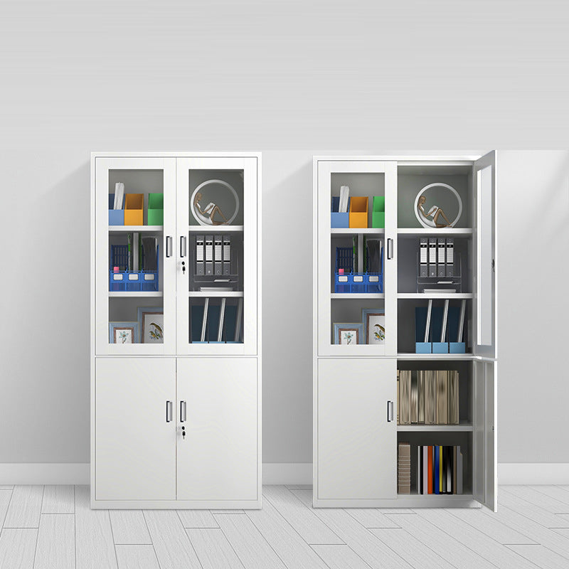 Moderner Glastatkabinett Feste Farbanlagenschrank für Home Office