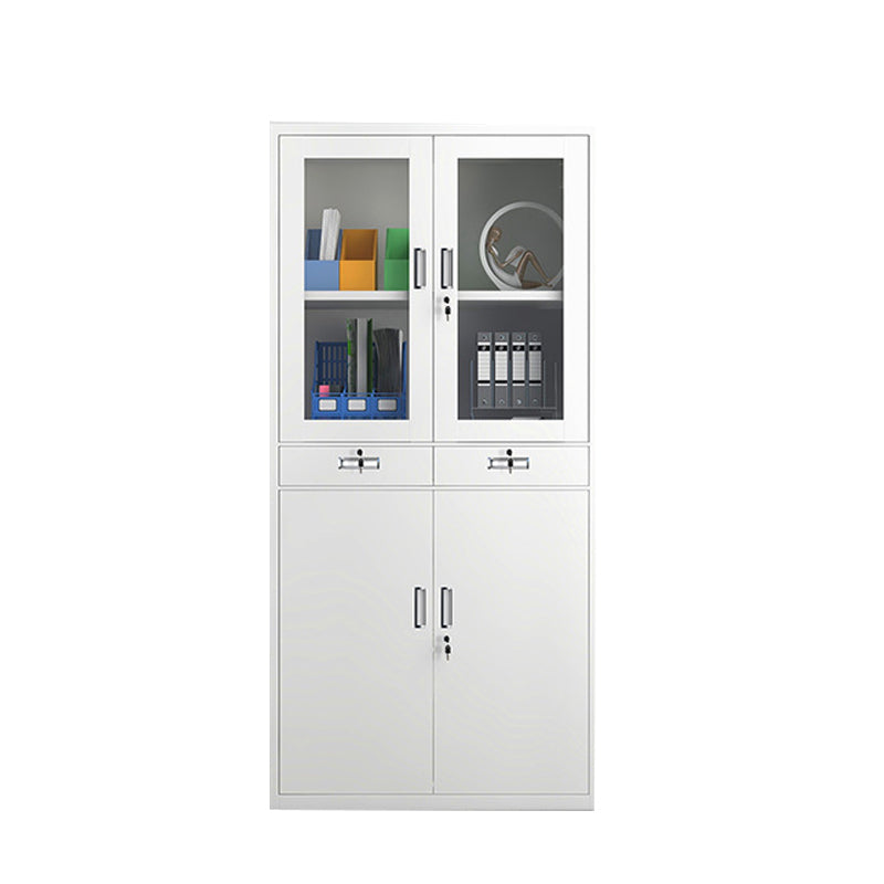 Moderner Glastatkabinett Feste Farbanlagenschrank für Home Office