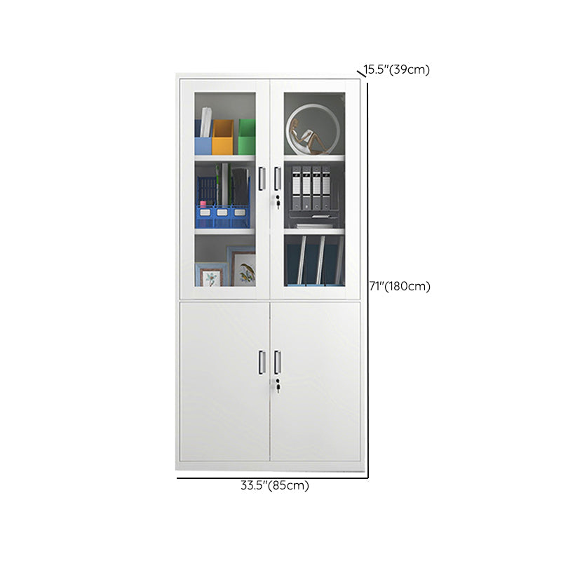 Moderner Glastatkabinett Feste Farbanlagenschrank für Home Office