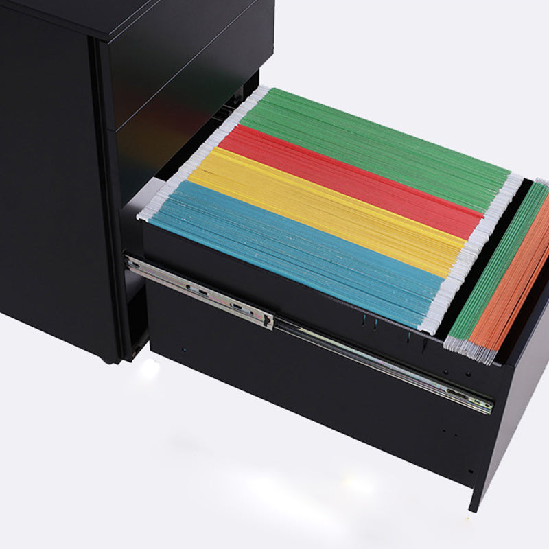 Industrial Metal Cabinet Locking Drawers Filing Cabinet with Wheels Clearhalo 'Filing Cabinets' 'filling_cabinets' 'furn' 'furn_filling_cabinets' 'Furniture' 'Office Furniture' 6525500