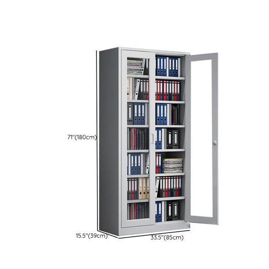 Archivo de estanterías de almacenamiento de archivos de archivos de metal de ocio para la oficina en casa