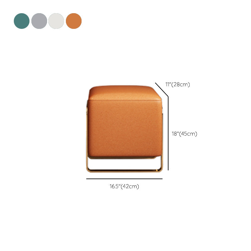 Tavolo da toeletta per vanità in legno di trucco in pelle con 2 cassetti di stoccaggio