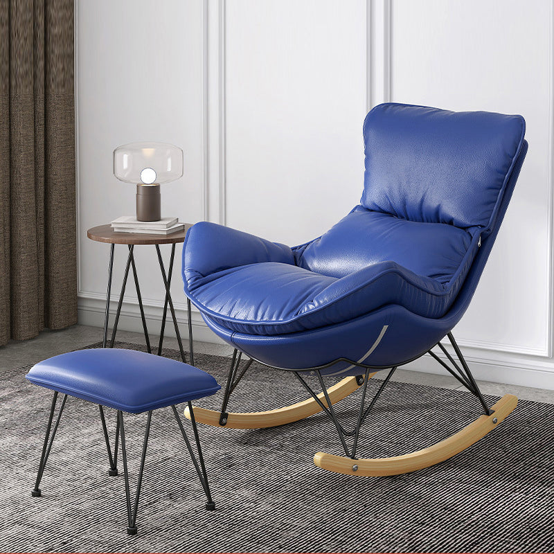 Chaise de rocker de style simple chaise paresseuse minimaliste moderne pour chambre à coucher