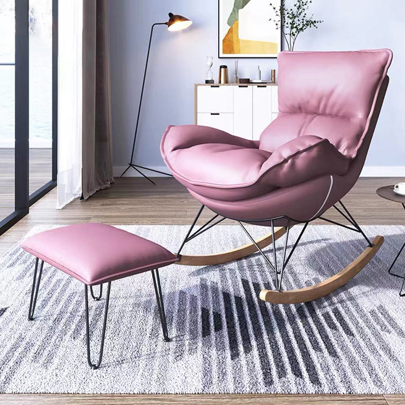 Chaise à bascule canapé d'alimentation mère