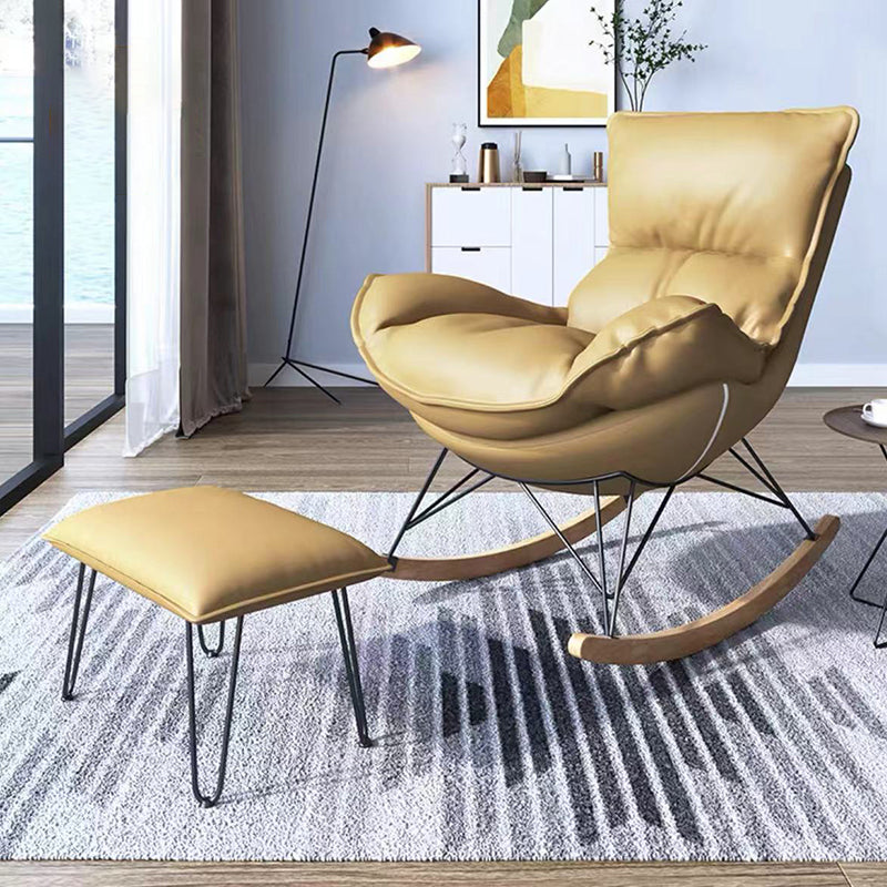 Chaise à bascule canapé d'alimentation mère