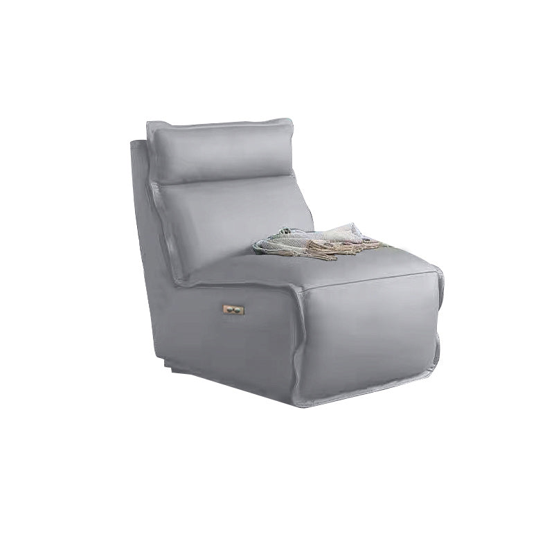 Reclinatura elettrica in pelle Modern Minimalist Household Recliner