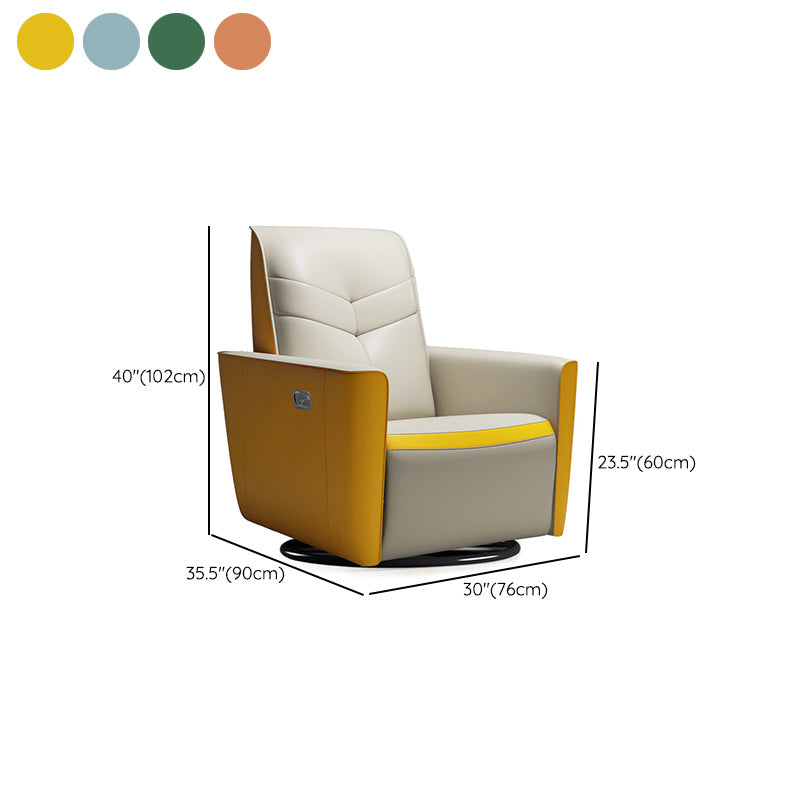 Leather Standard Recliner Modern Simple Home Single Recliner