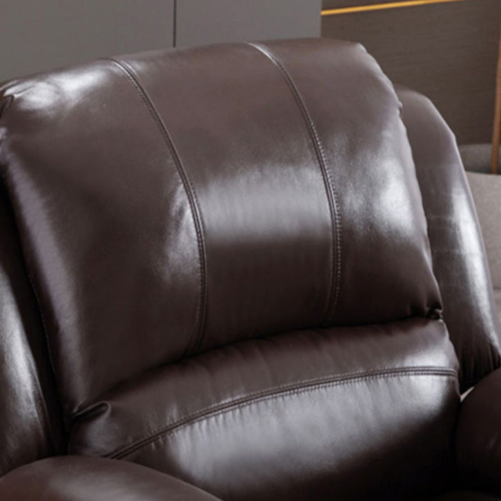 Solid Color Recliner Modern Home Theater Single Home Theater Recliner Clearhalo 'Chairs & Seating' 'furn' 'furn_recliners' 'Furniture' 'Living Room Furniture' 'Recliners' 6529201