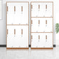 Hinged Wardrobe Armoire with Garment Rod Steel Wardrobe Cabinet