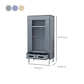 Matte Finish Wardrobe for Home Modern Style Storage Cabinet with Metal Frame