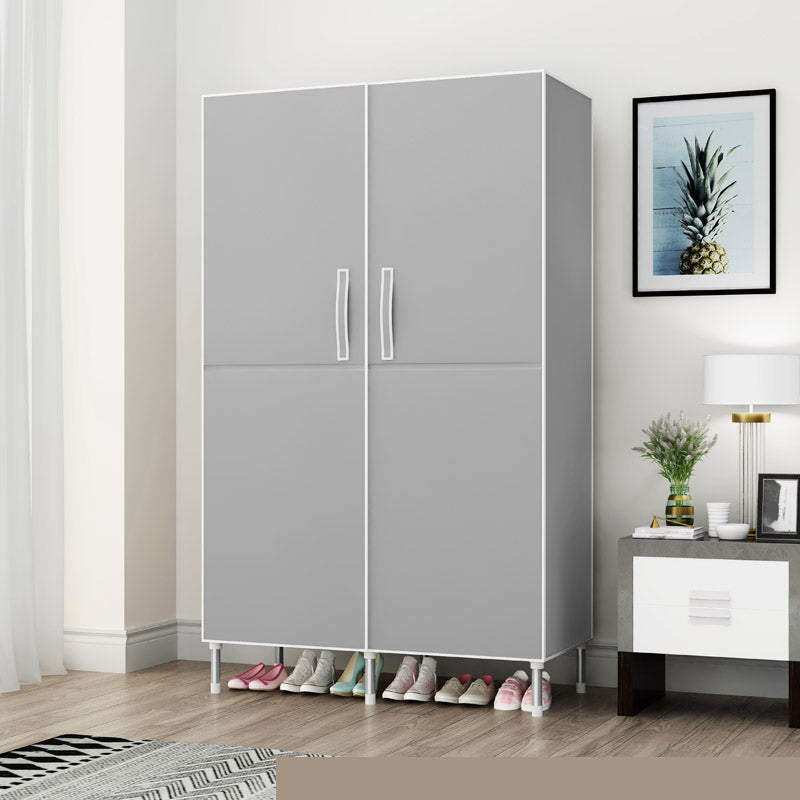 Armadio in metallo contemporaneo per mobile per finitura opaca con le gambe