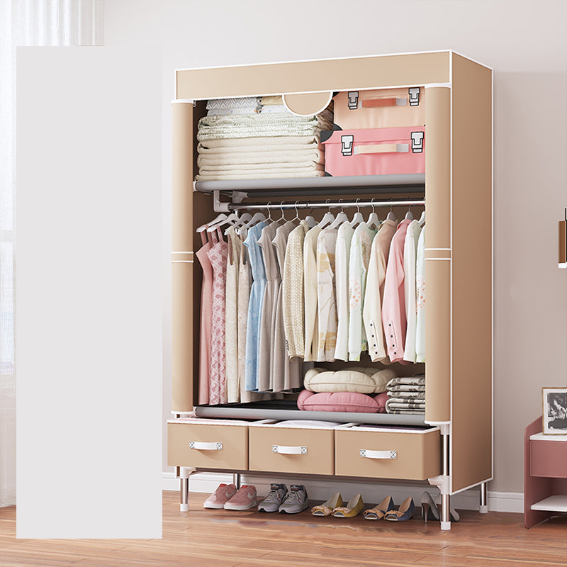 Armadio in metallo contemporaneo per mobile per finitura opaca con le gambe