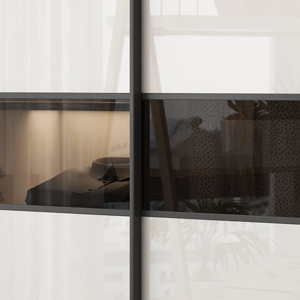 White Colour Wooden Wardrobe Cloth Rod Included Wardrobe Closet with Shelves Clearhalo 'Armoires & Wardrobes' 'armoires_wardrobes' 'Bedroom Furniture' 'furn' 'furn_armoires_wardrobes' 'Furniture' 6529536