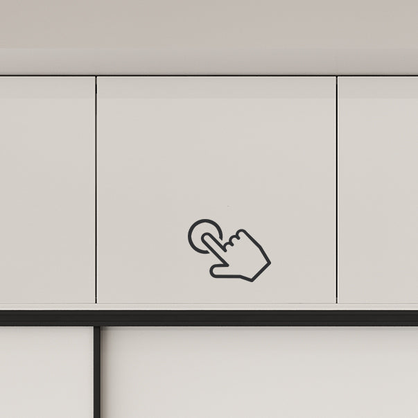 White Colour Wooden Wardrobe Cloth Rod Included Wardrobe Closet with Shelves Clearhalo 'Armoires & Wardrobes' 'armoires_wardrobes' 'Bedroom Furniture' 'furn' 'furn_armoires_wardrobes' 'Furniture' 6529537