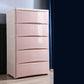 Plastic Polished Finish Storage Cabinet Contemporary Cabinet with Drawers
