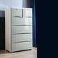 Plastic Polished Finish Storage Cabinet Contemporary Cabinet with Drawers