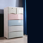 Plastic Polished Finish Storage Cabinet Contemporary Cabinet with Drawers