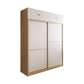 Couche de tissu moderne en bois contemporain inclus le placard de garde-robe pour chambre à coucher