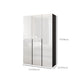 White Colour Wooden Wardrobe Cloth Rod Included Wardrobe Closet with Drawer
