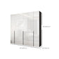 White Colour Wooden Wardrobe Cloth Rod Included Wardrobe Closet with Drawer