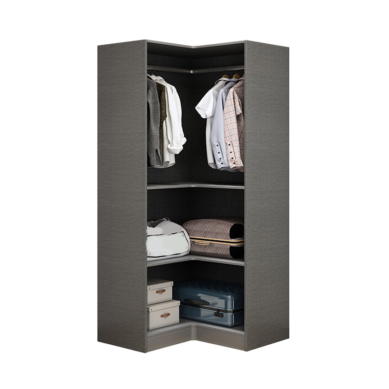 Armario de cristal de color negro con puerta de cierre suave para el hogar