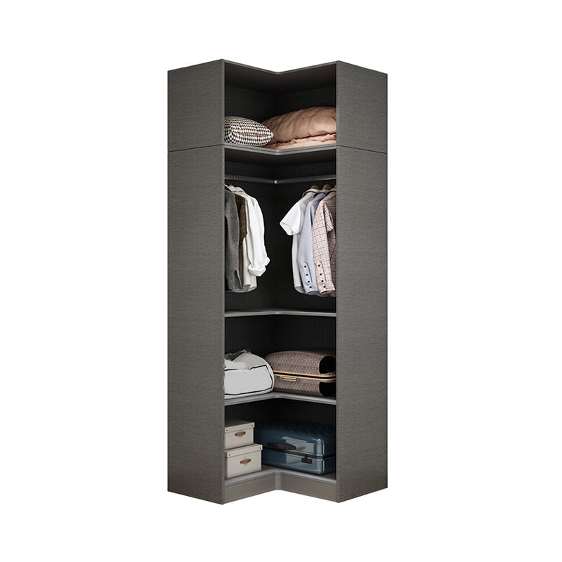 Armario de cristal de color negro con puerta de cierre suave para el hogar