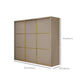 Contemporary Style Wardrobe Wooden Bedroom Wardrobe Closet with Clothes Rail Clearhalo 'Armoires & Wardrobes' 'armoires_wardrobes' 'Bedroom Furniture' 'furn' 'furn_armoires_wardrobes' 'Furniture' 6529779
