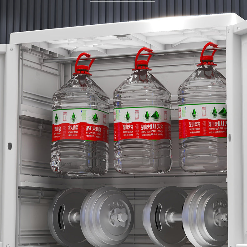 Mobile moderno di deposito in plastica per mobile per finitura opaca camera da letto con porta incernierata