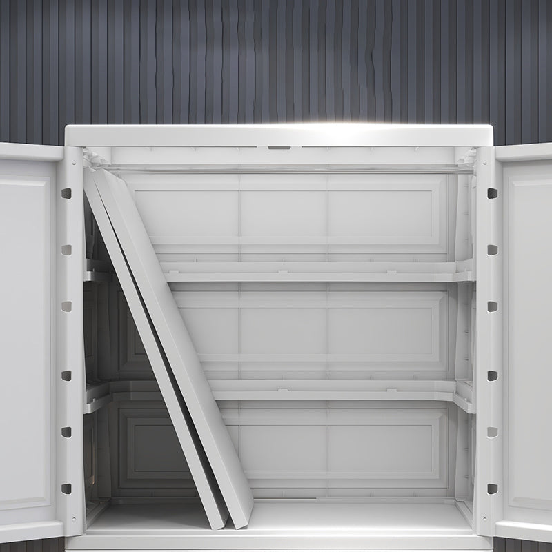 Mobile moderno di deposito in plastica per mobile per finitura opaca camera da letto con porta incernierata