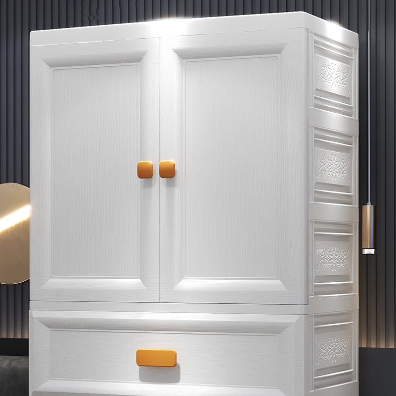 Mobile moderno di deposito in plastica per mobile per finitura opaca camera da letto con porta incernierata