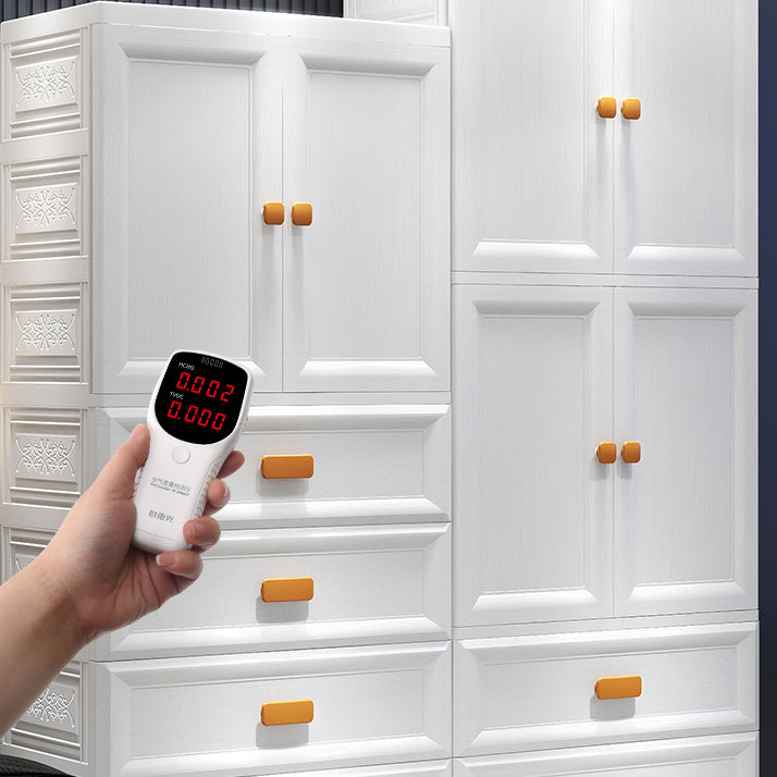 Mobile moderno di deposito in plastica per mobile per finitura opaca camera da letto con porta incernierata