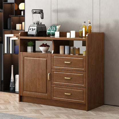 Tavolo da buffet in stile moderno tavolo in legno massiccio con armadio e cassetti