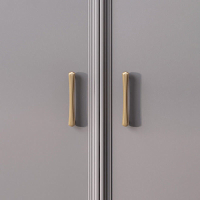 Moderne stijl buffettafel massief hout 49,6 "H zijbord met kasten en laden