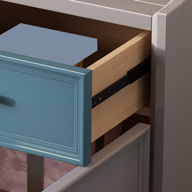 Moderne stijl buffettafel massief hout 49,6 "H zijbord met kasten en laden