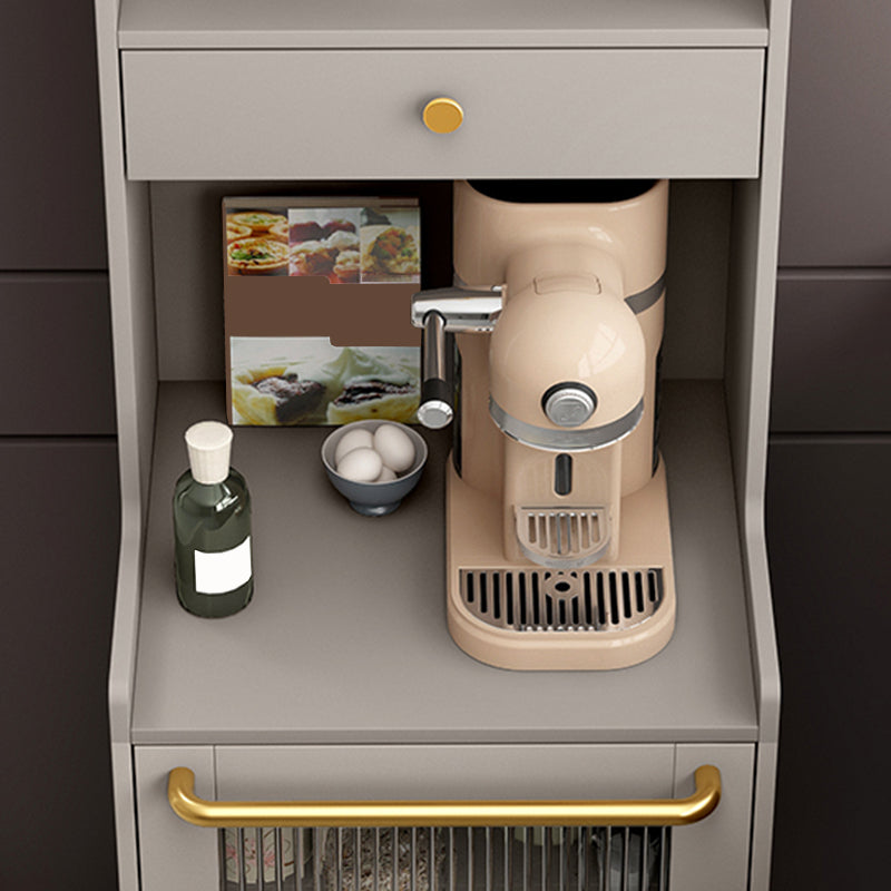 Wood Buffet Table Glam Sideboard Table with Cabinets and Drawers Clearhalo 'buffet_sideboard' 'Buffets & Sideboards' 'furn' 'furn_buffet_sideboard' 'Furniture' 'Kitchen & Dining Furniture' 6530198