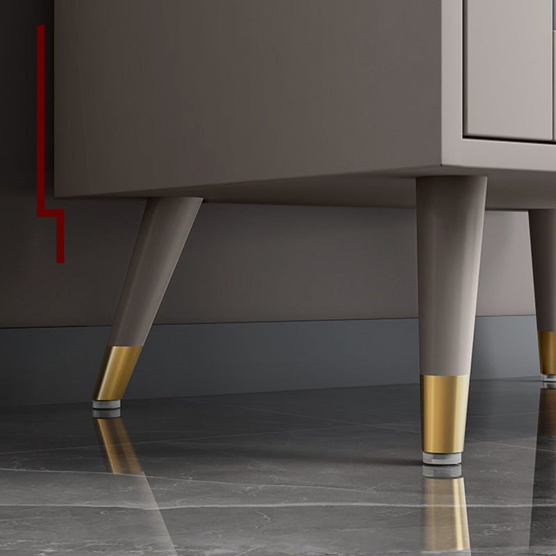 Wood Buffet Table Glam Sideboard Table with Cabinets and Drawers Clearhalo 'buffet_sideboard' 'Buffets & Sideboards' 'furn' 'furn_buffet_sideboard' 'Furniture' 'Kitchen & Dining Furniture' 6530202