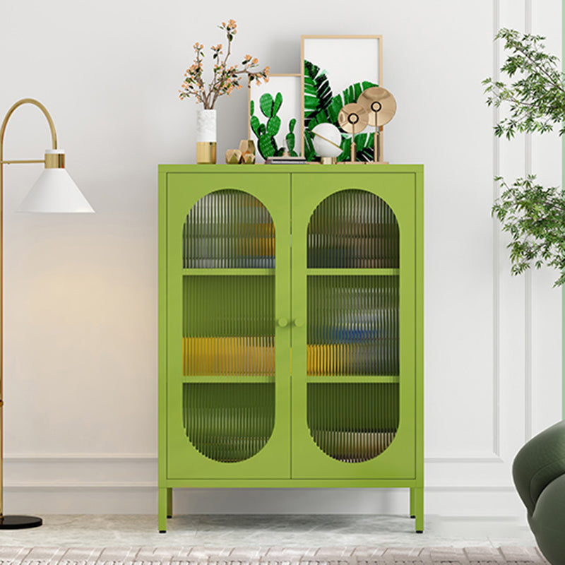 Selteboard a buffet in metallo a buffet in stile glam con armadi