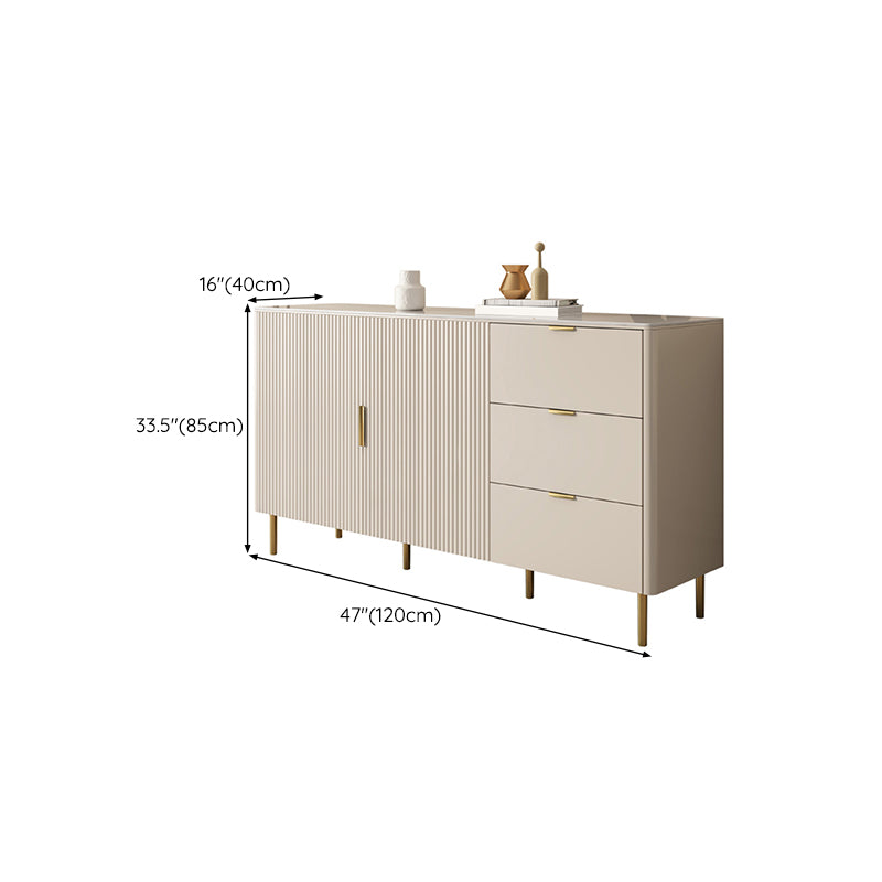 Stone tavolo a buffet glam sideboard a buffet con armadi e cassetti