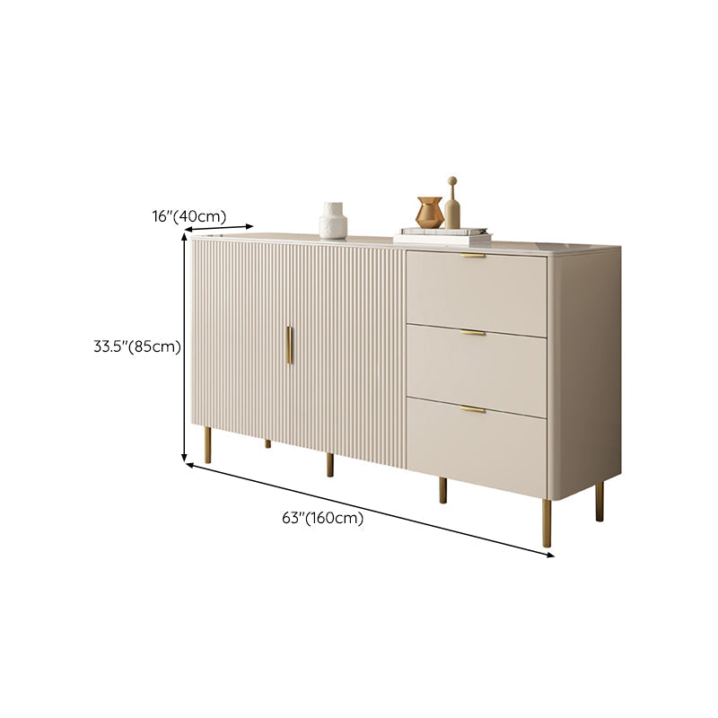 Stone tavolo a buffet glam sideboard a buffet con armadi e cassetti
